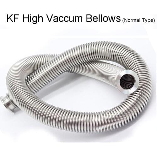 KF16 High Vacuum Bellows KF Stainless Steel SUS304 Hose 100mm-4000mm Vacuum Bellows