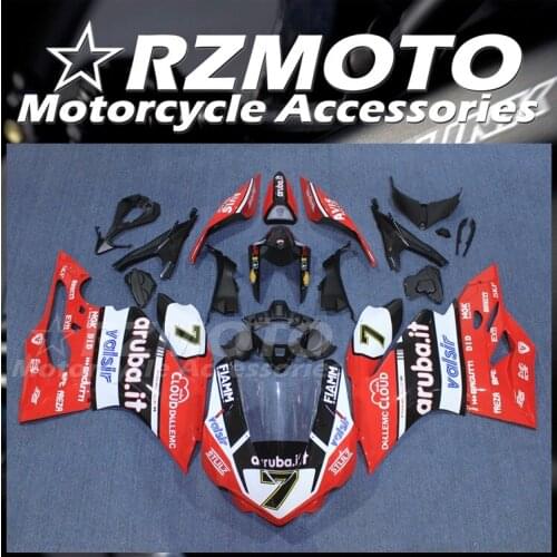 Injection Mold New ABS Whole Fairings Kit Fit for Ducati 959 1299 2015 2016 2017 2018 Panigale 15 16 17 18 Bodywork set Red Matt