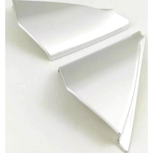 Fit For Renault Koleos 2017 ABS Matte car cover styling accessories Front A Pillars Windshield side triangle trim 2pcs/set