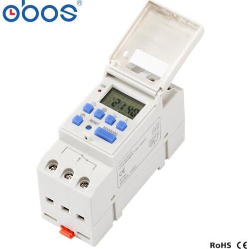 BS26W LCD Microcomputer Programmable Digital Astro Time Switch Relay Timer Latitude Longitude Rail Street Lamp Controller