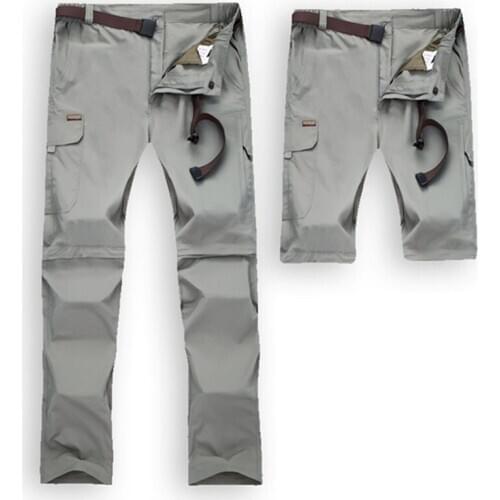 Outdoor Hiking Men Anti-Uv Quick Dry Pants Detachable Stretch Trousers New Ventilation Fashion Leisure 2020 Hot New