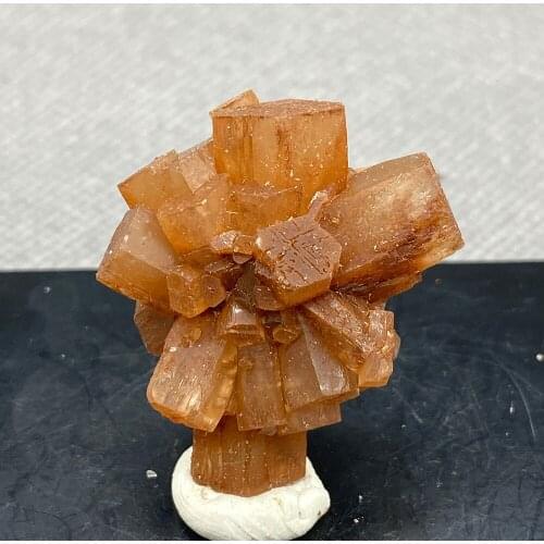 Natural laranja aragonite quartzo cristal áspero pedra cluster nepheline espécime cura pedras naturais e minerais N4