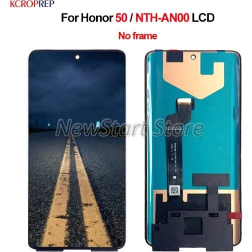 Original For Honor 50 LCD Display Touch Panel Screen Digitizer Assembly For Honor NTH-AN00 lcd Replacement Accessory 100% Tested