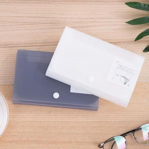 Plastic Water Proof A6 File Folder Document Bag Organizer Receipt Filing Products 13 Pockets Paper Holder Office Supplies