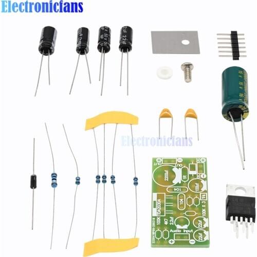 TDA2030A Audio Amplifier Board DIY Kit Set Electronic Audio Power Amplifier 18W DC 9-24V Stereo Sound Amplifier Board Module