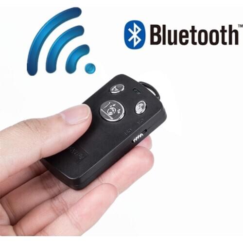 FGHGF Remote shutter Selfie Shutter Bluetooth Remote Control Stick Monopod Button Self timer For yunteng 1288 For IPhone 6 7 8