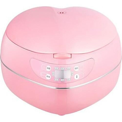 Peach Heart-Shaped Rice Cooker Smart Mini Home With 1-2-3-4 People Cute Appearance And Six Functions Of Scheduled Appointment