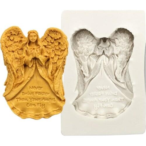 Angel Silicone Cake Baking Mold Sugarcraft Chocolate Cupcake Resin Tools Fondant Decorating Tools