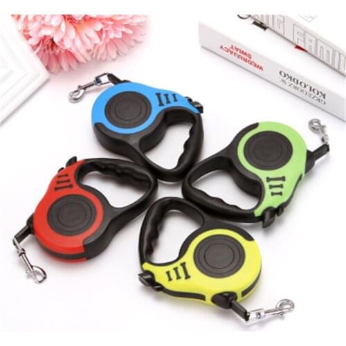 Retractable Pet Traction Rope 2PCS Automatic Dog Leash Rope Tractor Dog Chain Cat Leash Telescopic Traction Rope Can Bear 10KG
