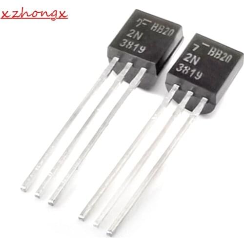 10 pçs/lote 2N3819 TO-92 2N 3819 TO92 Em Estoque