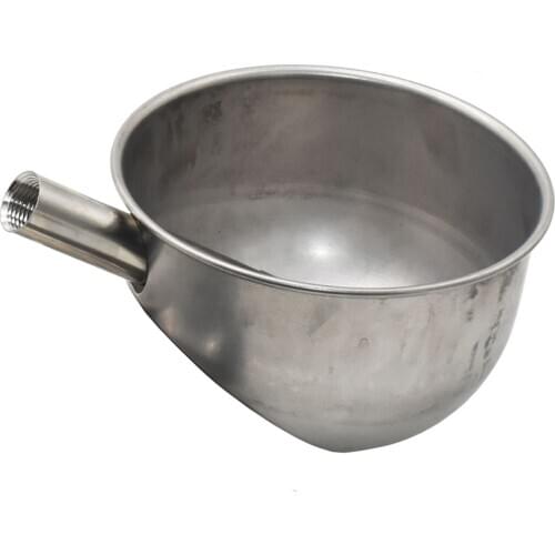 2 Pcs Pig Water Bbowl Stainless Steel Drinking Water Trough Sow Automatic Drinker For Livestock Farm Feeding