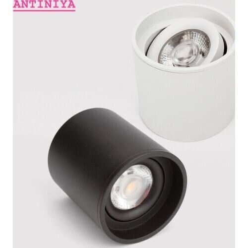 2020 new style Dimmable LED downlight 7W 10W 15W 20W 110v/220v ceiling Lamp spot light angle adjustable ceiling type household