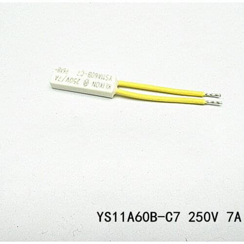 5 Pcs YS11A60B0-C7 Normally closed temperature control thermal switch 60℃ thermal protection thermostat