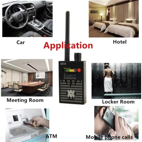 Anti Spy RF Detector Camera Wireless Bug Detect GSM Listening Device Finder Radar Radio Scanner Drop Shipping G318