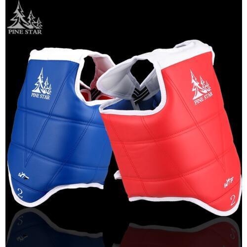 Free shipping Taekwondo guarding armor body resistance to fight double-sided wear adult childrens protective