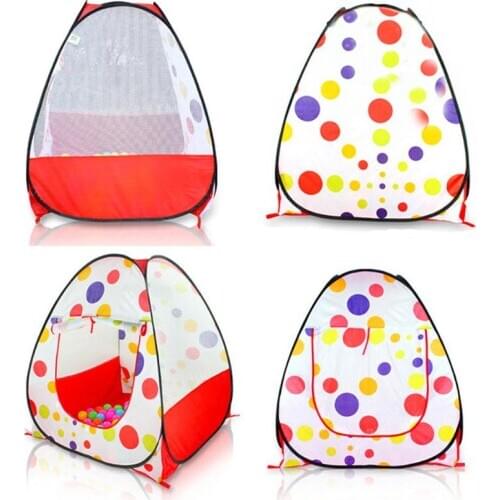 Childrens Tent Ball Pool Playhouses For Kids Baby Play Inflatable Pool Folded Portable Kids Outdoor Game in Play Tent for Kids