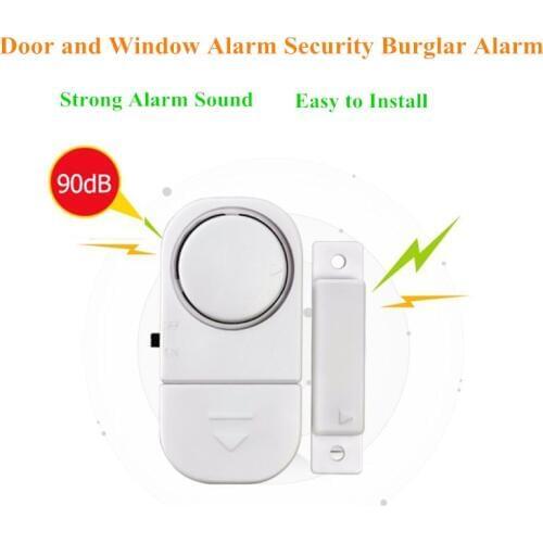 Home Security Alarm System Standalone Magnetic Sensors Independent Wireless Home Door and Window Alarm Security Burglar Alarm
