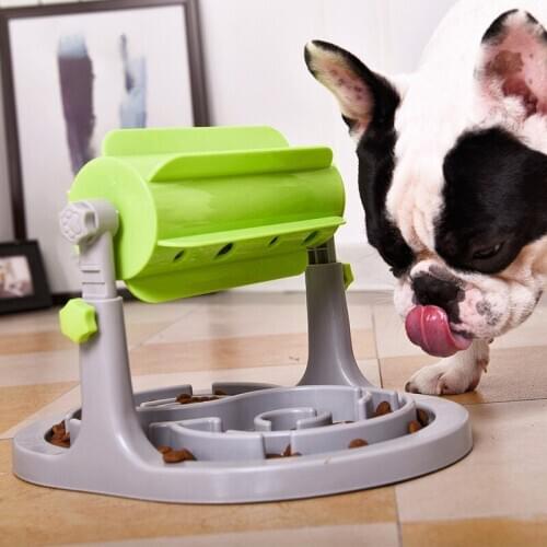 Pet Dog Foods Bowl Interactive Dispenser Slow Feeder Toys Dog Food Healthy Diet IQ Treat Training Toys For Dog Play Toy Training