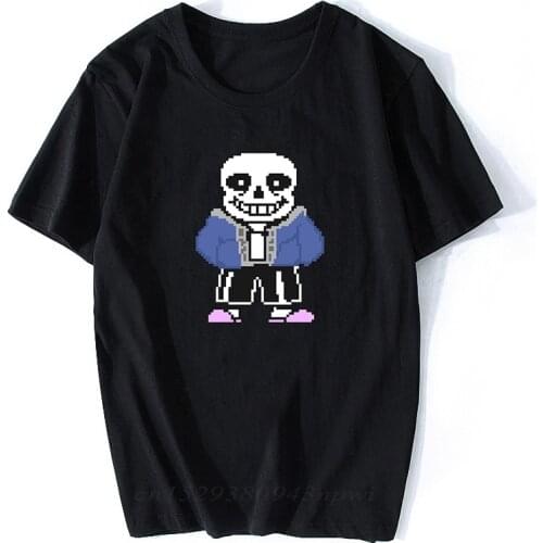 Game Undertale T-Shirt Skull Brother Sans & Papyrus Printed T-shirts T Shirt Short Sleeve Tees O-Neck Men/Male Summer Tops