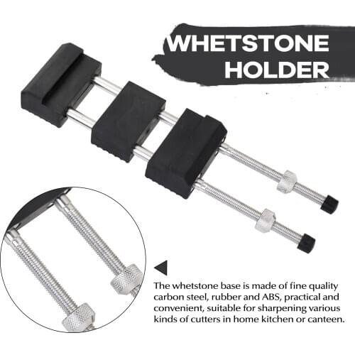Sharpening Stone Holder Whetstone Holder Grindstone Whetstone Base Fix Bracket Adjustable Non-Slip Whetstone Holder