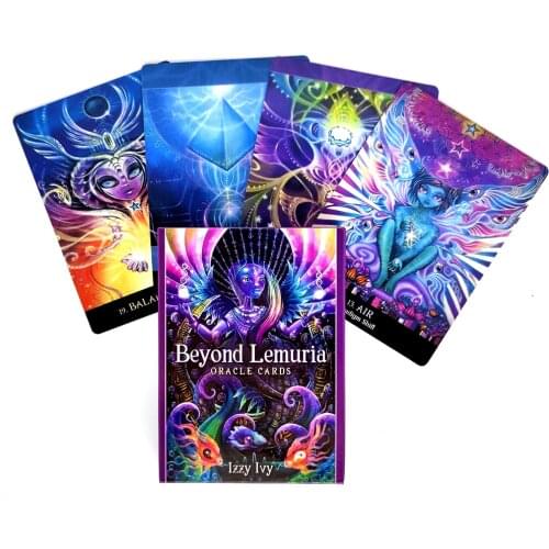 Beyond Lemuria Oracle Card Tarot Cards PDF Guidance Divination Deck Entertainment Partys Board Game Supports Wholesale 56 PCS