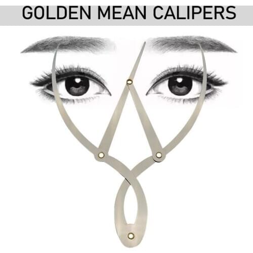 Makeup Eyebrow Ruler Ratio Divider Caliper Permanent Microblading Stencil Shaping Eye Brow Positioning Tool Tattoo Accessories