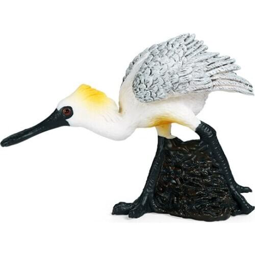 Simulation solid wild animal model static bird bald owl red-headed gull whalehead crane toy scene decoration