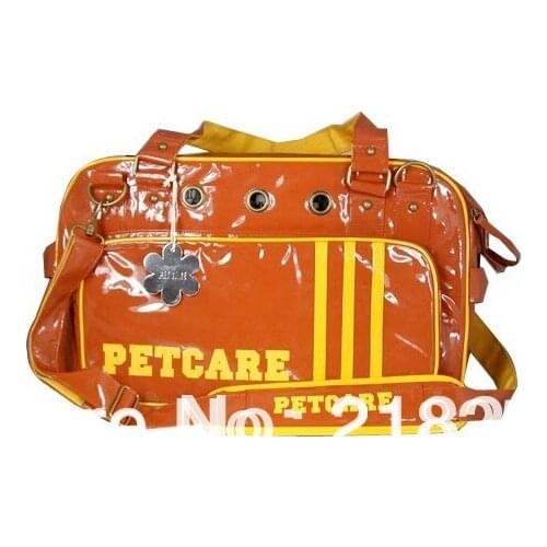 Soft Sport Desin Brown Color Design Polyester Webbing Pet Dogs Carrier Bag Dogs Fashion Bag