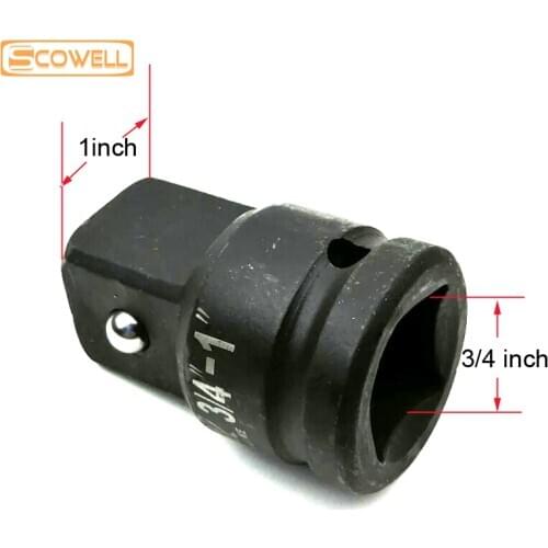 30% Off 3/4 to 1 Inch Drive Socket Adapter Set Reducer Air Impact Heavy Duty Ratchet for Air Pneumatic Electric Impact Wrenches