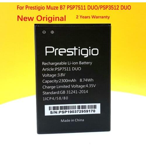 Wisecoco 3000mAh Fast delivery Battery For Prestigio Muze B7 PSP7511 DUO PSP 7511DUO Phone NEW Battery Replace+Tracking Number