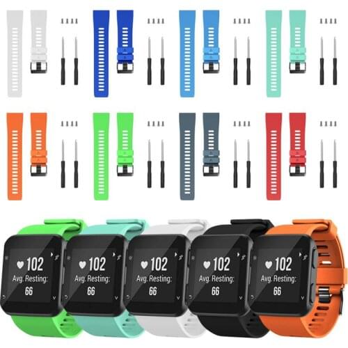 New Replacement Sport Wristband For Garmin Forerunner 35 Smart Watch Bracelet Watch Band Wrist Strap Silicagel Soft Band Strap