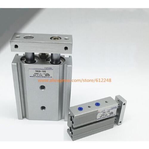Pneumatic Double Shaft Twin-Rod Cylinder TR10-10 TR10-20 TR10-30 TR10-40 TR10-50 TR10-75 TR10-100 TR10-125 TR10-150 TR16-150