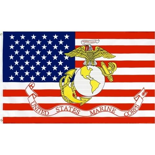 90*150cm polyester united states of american marine USMC flag