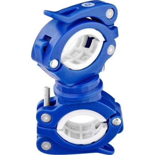 RockBros Rotate Bicycle Light Holder 4 Color Cycling LED Flashlight Lamp Handlebar Holder Bike Front Light Clip Accessories