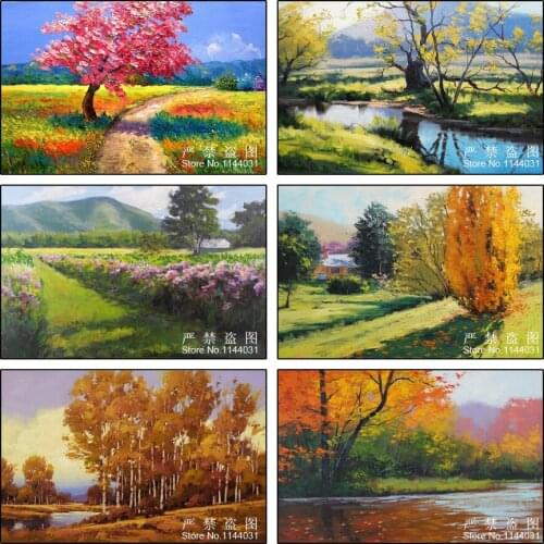Needlework 5D Diy Diamond Painting River Diamond Embroidery Landscape Square Drill Full Embroidery Pictures Home Decoration
