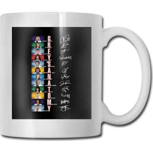 Gray Anatomy Movie Cast All Signed Image Gift Fan Film T S Cool Plus Size Good Quality Mug Cup