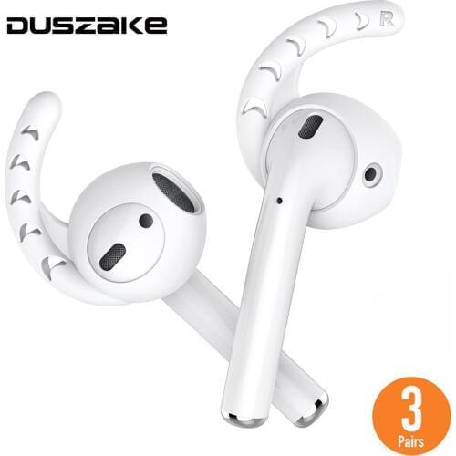 Duszake Replacement For AirPods Case Silicone Ear Hook For Air Pods Cover For Apple Airpods Case Earbuds Tips For Apple