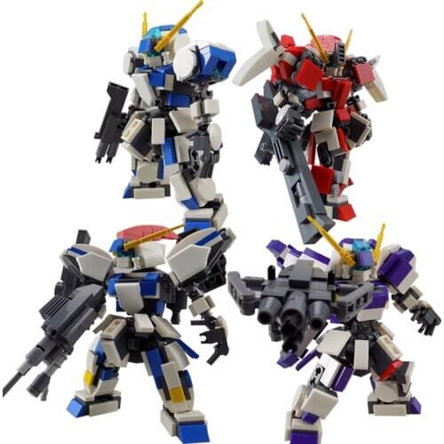 Soldier Robots Building Blocks Kids Toy Alien Warrior Blocks Toys For Children Original Design Construction Toy Figure Bricks