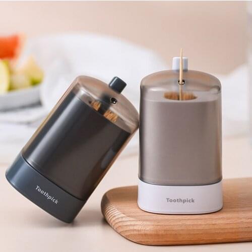 1PC Portable Creative Automatic Pop-up Toothpick Holder Toothpick Holder Storage Box Container Restaurant Home Table Toothpick