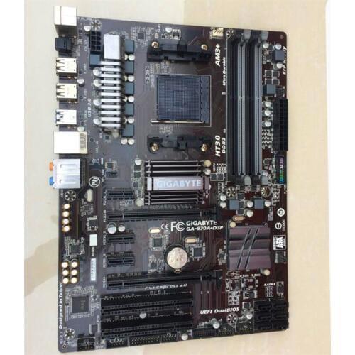 100% original Gigabyte desktop motherboard for GA-970A-D3P 970A-D3P DDR3 Socket AM3+ free shipping