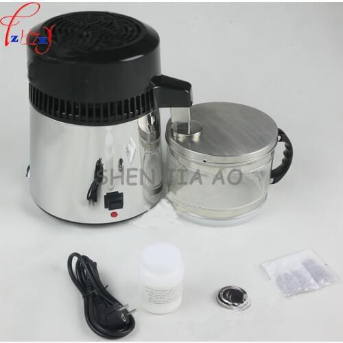 304 stainless steel distilled water machine pure dew distillation filter equipment 1L/H distilled water machine 110V/220V 750w