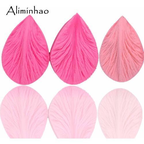 B1283 large size 3D Leaves Sugar Craft Molds DIY silicone mold fondant cake decorating tools chocolate gumpaste mould