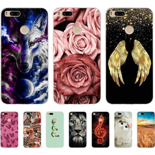 Case For Xiaomi Mi A1 5.5 inch Case Silicone Soft TPU Cases For Xiaomi MiA1 Mi 5X Cover Animal Bags bumper coque