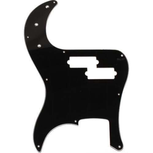 Black Precision Bass PB Pickguard Scratch Plate Fits PB 3-ply 9-hole