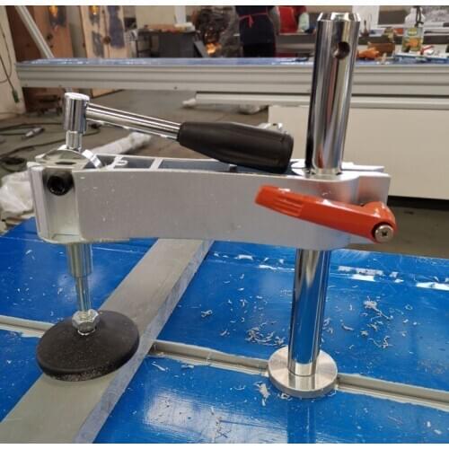 Woodworking manual press, precision sliding table saw press, precision panel saw press