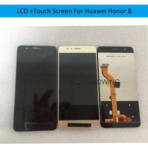 DGGROWING 10 PCS/Lot Brand New Good Working 5.2" IPS LCD Screen With Touch Screen Digitizer Assembly For HUAWEI Honor 8+Tool Kit