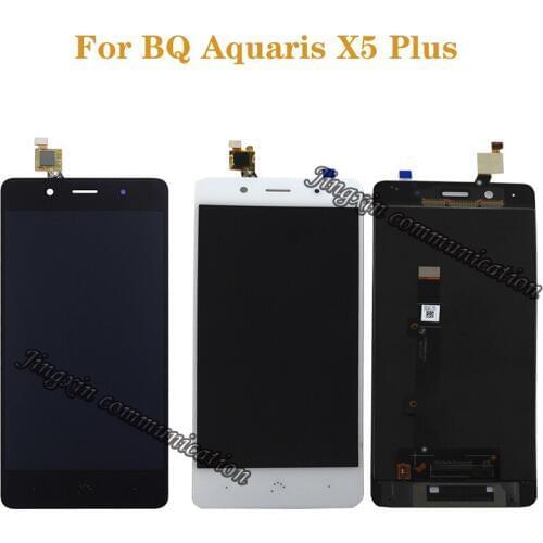For BQ Aquaris X5 plus LCD display replacement for BQ X5 Plus high quality LCD display and touch screen mounting kit + tools