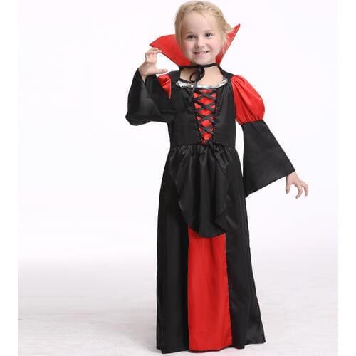 EK185 Europe and United States Childrens Clothing Cosplay festival Performances Halloween Vampire Role-playing Suit