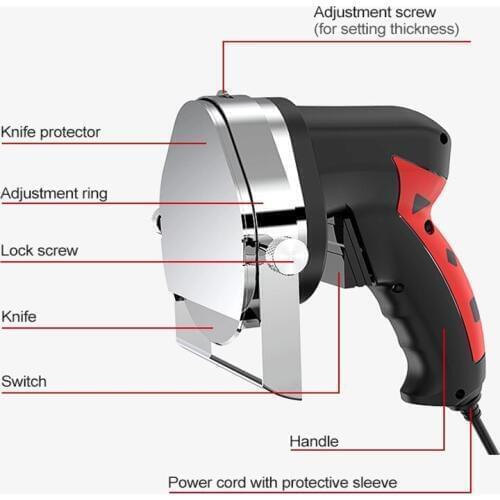 Electric doner kebab cutter shawarma and gyros slicer roast meat food processors