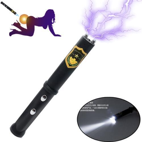Electric Shock Stick Electro Shock Flashlight Fantasy Wand Nipple Stimulator Clitoris Penis Massager BDSM Adult Games Sex Toys